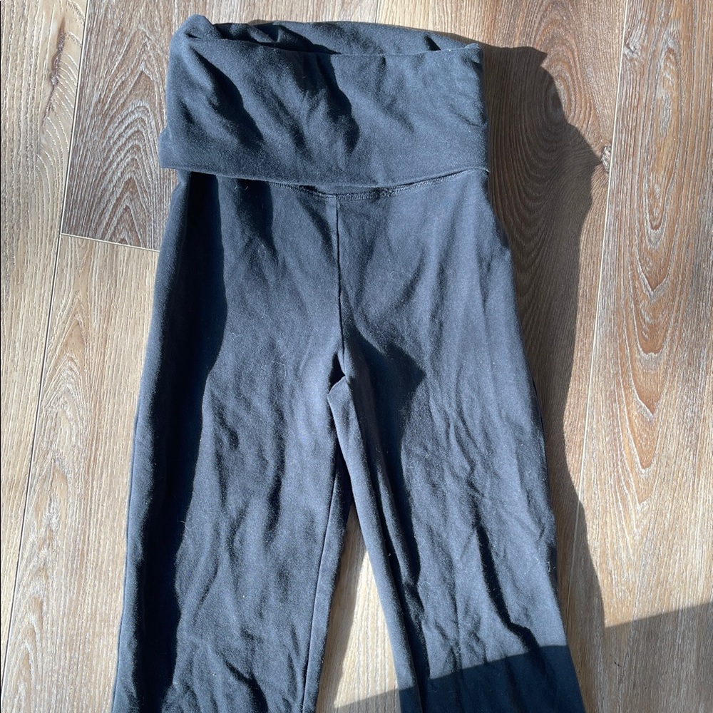 Aerie OG Foldover super flare hi-rise yoga pants